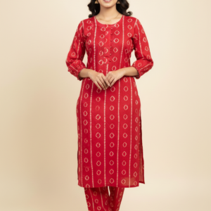 Elegant Batik Co-Ord Suit