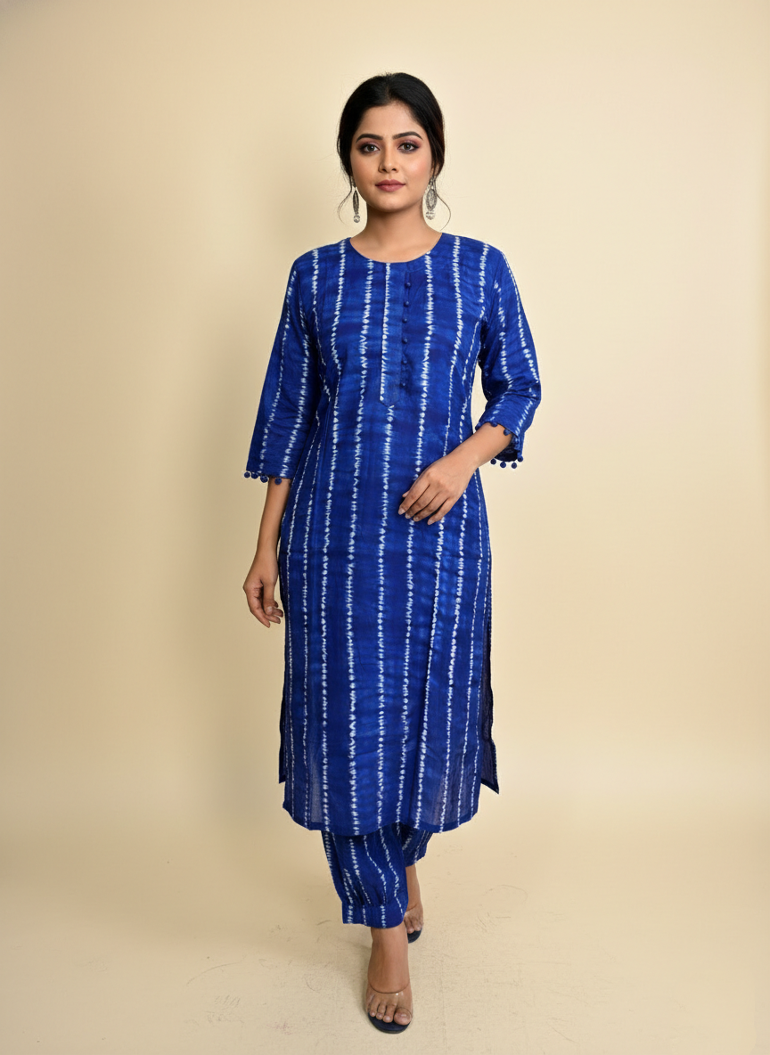 Pure Cotton Batik Co-ord Set