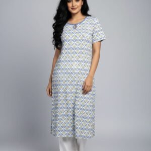 Elegant Semi Long Women’s T-Shirt