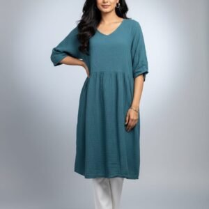 Crepe Cotton Frock for Women