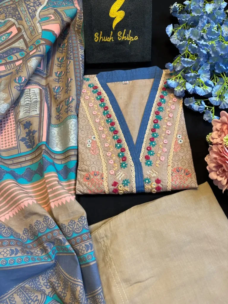 BH01 Aarong-Inspired Premium 3-Piece