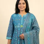 AJ01-Pure Cotton Jamdani Three-Piece